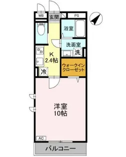 パレルモ【1階】の間取り