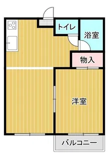 ファミリーハイツ【2階】の間取り