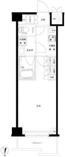 ルーブル川崎中丸子参番館【3階】の間取り