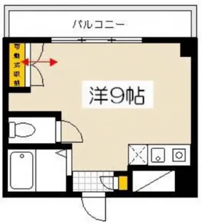 ルミネ己斐【4階】の間取り