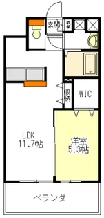 アーバンステージU【6階】の間取り