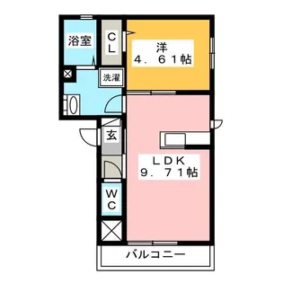 ASOU八幡【3階】の間取り