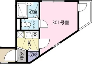 Amitie Kamata【3階】の間取り