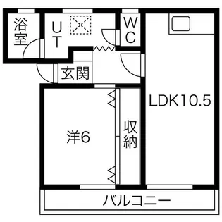 森ハイツII【1階】の間取り