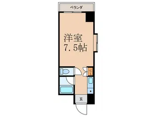 グレイス行橋【2階】の間取り