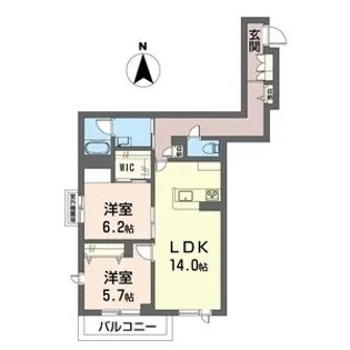 グランデール ZEN【3階】の間取り