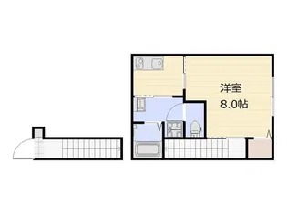 Casa Grande 白石【2階】の間取り
