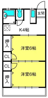 ニューシャトー【3階】の間取り
