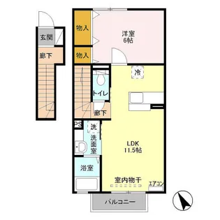 メイプル ガーデン【2階】の間取り