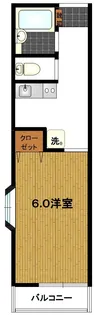 スカイハイツ【1階】の間取り