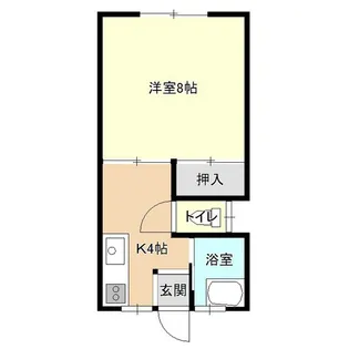 第二川口荘【1階】の間取り