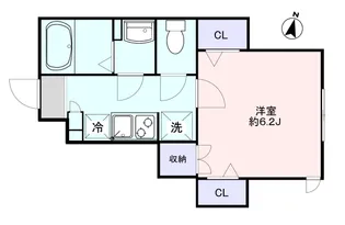 Al Vialetto Meguro (アル・ヴィアレット目黒)【1階】の間取り