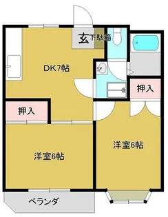 クリーンレジデンス【2階】の間取り