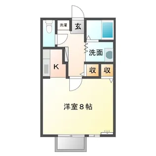 ポレール【1階】の間取り