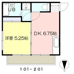 エクセレンス彩【1階】の間取り