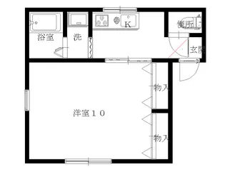 カルテット【2階】の間取り