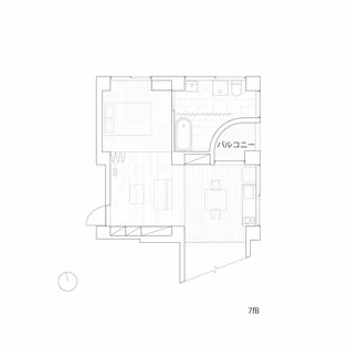 三組坂Flat【7階】の間取り
