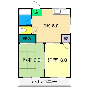高知県高知市高須3【マンション】の間取り