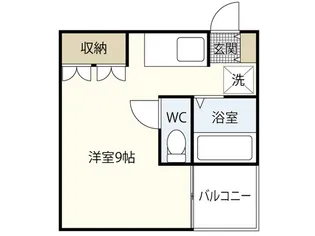 プリシアダイコウビル【4階】の間取り