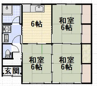福島県福島市笹谷字南一本松【一戸建】の間取り