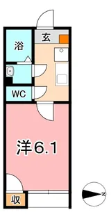 メゾンド近藤【1階】の間取り