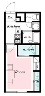 レオパレスSUNRISEII【3階】の間取り