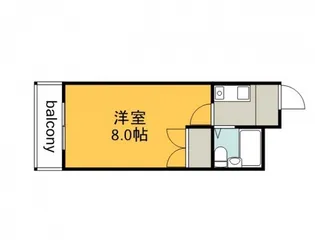 ウイング楽々園【4階】の間取り