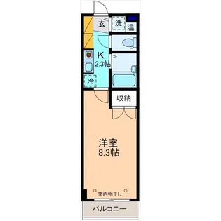 ラポールフジエ【2階】の間取り