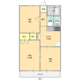 MKK館【2階】の間取り