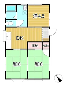 コーポM A【1階】の間取り