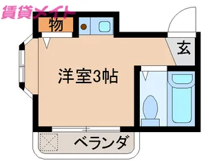 ミューズパレス大黒田【1階】の間取り