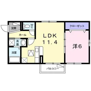 メゾン アルトウム【1階】の間取り