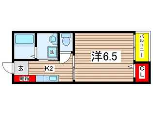ブルーハイムPart5【2階】の間取り