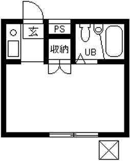 ジョイフルオークラNo.50【1階】の間取り