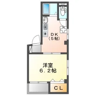 メゾン茜 ※(株)ホームメイト管理物件【2階】の間取り