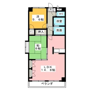 ザ・エミール【4階】の間取り