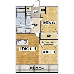 D Building【3階】の間取り