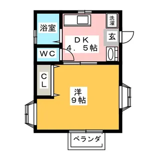 ミユキハイツIII【2階】の間取り