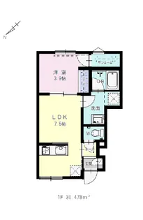 REVIERE.T(リヴェール)【1階】の間取り