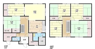 北海道岩見沢市上幌向南一条4【一戸建】の間取り