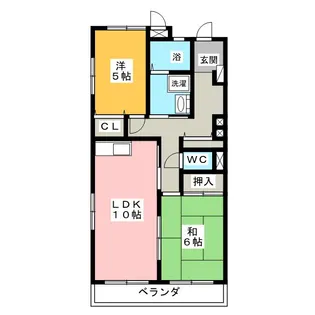 ハイツレフィナード【3階】の間取り