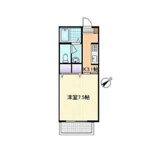 シャーメゾンよし乃【1階】の間取り