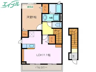 ダンデライオンヒル【2階】の間取り