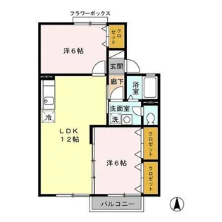 ファミールハイツ【2階】の間取り