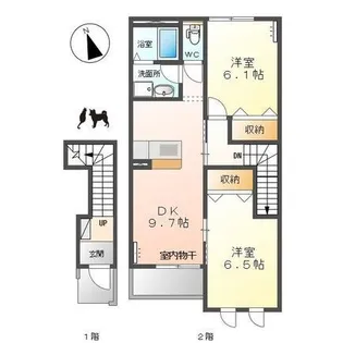 セドナ【2階】の間取り