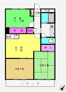 ルミエール藤が丘【1階】の間取り