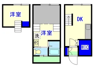 キャリコハウス【2階】の間取り