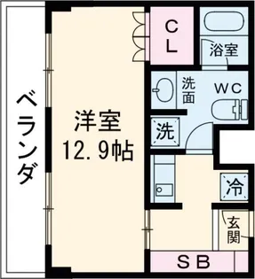 Nasicフローラコート世田谷【1階】の間取り