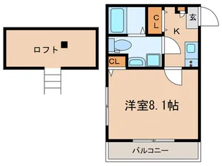 Best Stage Foria 鶴瀬【3階】の間取り