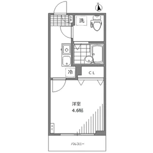 ヴィラ・グラスガーデン【1階】の間取り